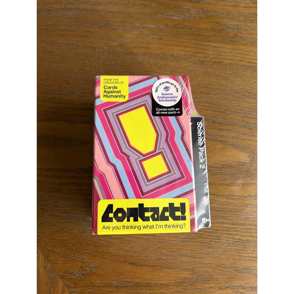 Contact! Card Game by Cards Against Humanity with Science Pack 2 Expansion New